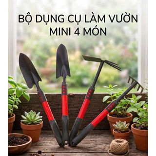 BỘ DỤNG CỤ LÀM VƯỜN 4 MÓN (T100)