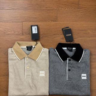 POLO BOSS COTTON NEW.  Chất liệu Cotton Gai dệt kim  cao cấp.