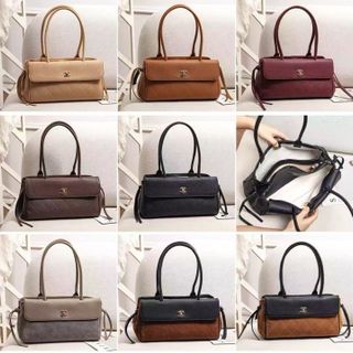 🍦 Túi Xách Đeo Vai Dáng Dài Màu Kem Be – Phong Cách Vintage & Minimalist Lôi Cuốn