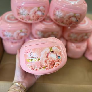 Viên giặt xả TopGia Hương hoa hồng - hộp 40 viên 400g quần áo thơm giặt sạch, tiết kiệm, dịu nhẹ
