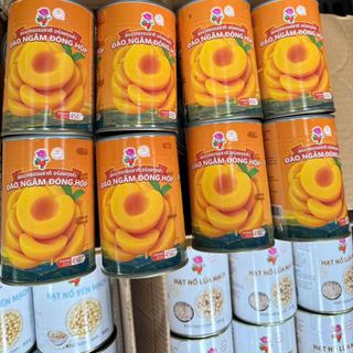 Đào Ngâm Đóng Hộp Shuangfu - Hộp 450g