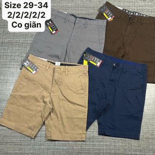 Sọt khaky nam. Phom slim , chấm trên gối