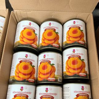 Đào Ngâm Đóng Hộp Shuangfu - Hộp 850g
