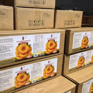 Đào Ngâm Đóng Hộp Shuangfu - Hộp 850g
