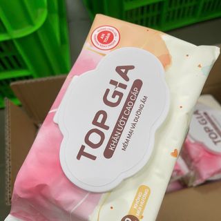Combo 6 Bịch - Khăn Ướt Top Gia Cao Cấp Ban Mai 80 Tờ Bich Để Bàn Mềm Mại Không Mùi Không Parabens