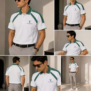 Áo Polo Vaumont Cotton Cao cấp. Chất vải cotton.