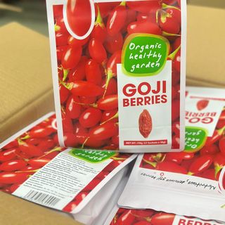 Kỷ Tử Đỏ Khô Goji Berries Organic Traditions - Túi 170G Dưỡng Sinh Healthy Nhập Khẩu