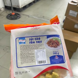 Sủi cảo Tôm thịt Tân Việt Sin - Khay 500g (giao hcm)
