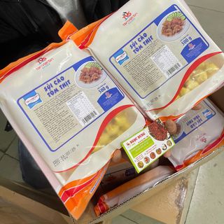 Sủi cảo Tôm thịt Tân Việt Sin - Khay 500g (giao hcm)