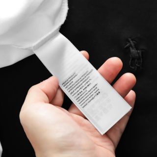 Áo thun logo nghựa nam. Chất vải cotton cá sấu dệt thấm hút mồ hôi.