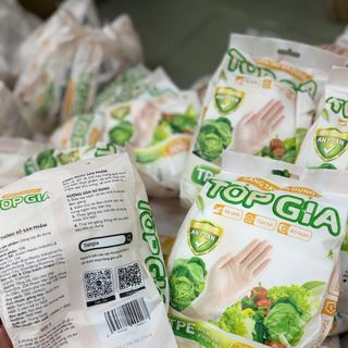 Găng tay đa dụng - Bịch lớn 300 cái TPE TOPGIA treo tường dạng rút, tặng kèm móc treo siêu tiết kiệm kích thước phù hợp