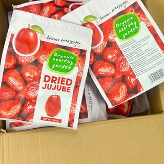 Táo Đỏ Sấy Khô Dried Jujube Organic Healthy Garden - Bịch 500g
