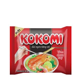 Mì Gói KOKOMI Tôm Chua Cay - Thùng 33 Gói