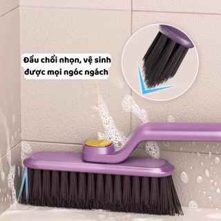 BÀN CHẢI CHÀ SÀN ĐA NĂNG KÈM NHÍP GẮP