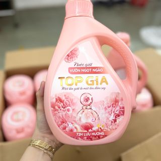 Combo 2 Can Nước Giặt TOPGIA - Can 2L Hương Vườn Ngọt Ngào & Vườn quyến rủ Đánh Bay Vết Bẩn, Lưu Hương Bền Lâu