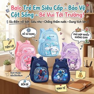 BALO LS35 – NHẸ ÊM, RỘNG RÃI, HỌA TIẾT CỰC ĐÁNG YÊU CHO BÉ