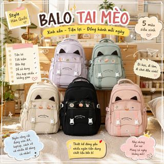 BALO TAI MÈO PHỐI KÍNH NHIỀU NGĂN A0675 – DỄ THƯƠNG & TIỆN LỢI