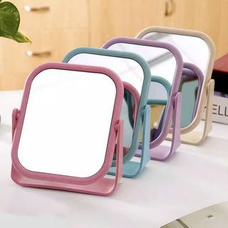 Gương trang điểm lúa mạch xoay 360 độ, gương soi mini