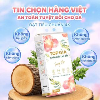 Khăn Giấy Rút Khô Top Gia Sương Mai Bịch 1000 tờ Full VAT