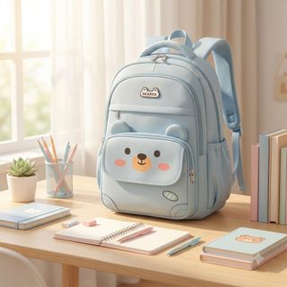 🧸 BALO GẤU MÁ HỒNG LS37 – DỄ THƯƠNG, NGĂN RỘNG, CHỐNG NƯỚC NHẸ