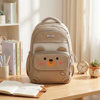 🧸 BALO GẤU MÁ HỒNG LS37 – DỄ THƯƠNG, NGĂN RỘNG, CHỐNG NƯỚC NHẸ