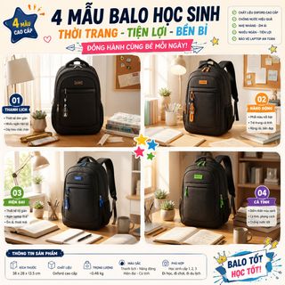 BALO ĐA NĂNG A8118 – FORM CỨNG, NGĂN RỘNG, ĐỰNG LAPTOP TIỆN LỢI