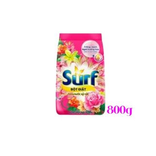 Bột giặt Surf hương nước xả vải ngát hương Xuân gói 800g Thùng 18 gói