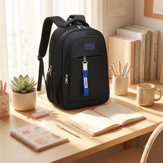 🎒 BALO BASIC TAG MÀU A8090– PHONG CÁCH TỐI GIẢN, NGĂN RỘNG, SIÊU TIỆN LỢI