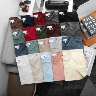 Mẫu áo polo nam. Áo polo chất xuất dư 100% cotton.
