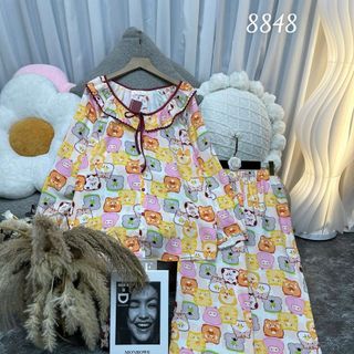 BỘ TOLE LONA CỔ VIỀN (8848)