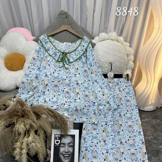 BỘ TOLE LONA CỔ VIỀN (8848)