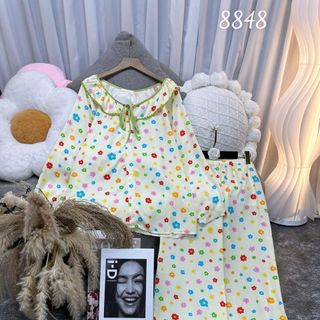 BỘ TOLE LONA CỔ VIỀN (8848)