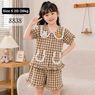 BỘ ĐÙI ĐŨI ĐÍNH CHARM XINH CHO BÉ GÁI (8838)