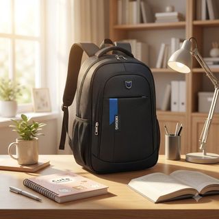 🎒 BALO BASIC TAG MÀU 8090-7 – GỌN NHẸ, NGĂN LAPTOP, PHONG CÁCH TỐI GIẢN