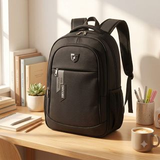 🎒 BALO BASIC TAG MÀU 8090-7 – GỌN NHẸ, NGĂN LAPTOP, PHONG CÁCH TỐI GIẢN