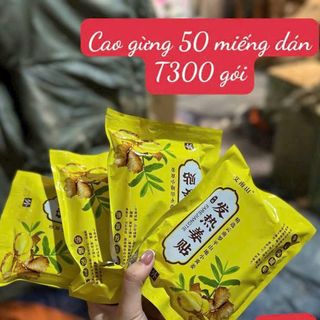 Miếng dán gừng vàng