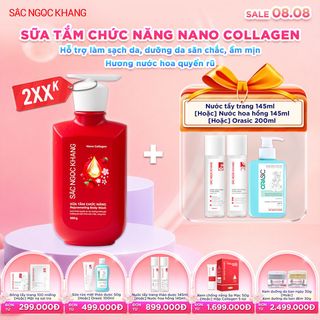 Sữa Tắm Chức Năng Nano Collagen Sắc Ngọc Khang [500G] - KÈM QUÀ TẶNG
