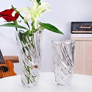 Bình hoa thủy tinh pha lê 25cm (THÙNG 12C)