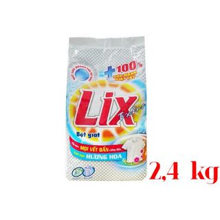 Bột Giặt Hương Hoa Extra LIX túi 2,4 kg Thùng 5 túi