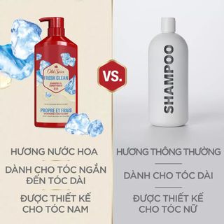 Dầu gội xả OLD SPICE 2IN1 Fresh Clean | Nuôi dưỡng tóc chắc khoẻ, Hương nước hoa