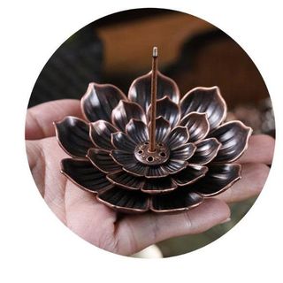 LƯ HƯƠNG ĐỐT NHANG HÌNH HOA SEN 3 TẦNG