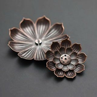 LƯ HƯƠNG ĐỐT NHANG HÌNH HOA SEN 3 TẦNG