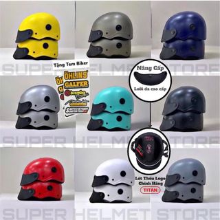 BảoDi Shop  Mũ Bảo Hiểm Thời Trang - An Toàn - Giá Rẻ [Free Biker Set] Plain Helmet - Matte Paint Color - with Ventilation Holes - Suitable for Men & Women