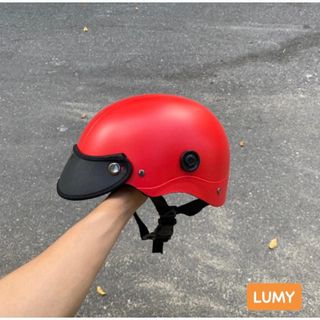 Bảo Di Shop Mũ Bảo Hiểm Trơn 1/2 đầu - Màu Sơn Nhám - Có Lỗ Thông Gió