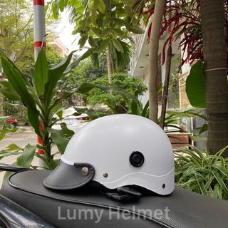 Bảo Di Shop Mũ Bảo Hiểm Trơn 1/2 đầu - Màu Sơn Nhám - Có Lỗ Thông Gió