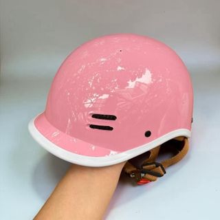 Bảo Di Shop Mũ Bảo Hiểm Cá Heo Nữ Lưỡi Trai Da Thể Thao - Mới