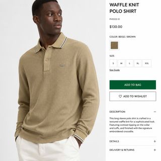 POLO TAY DÀI NAM.