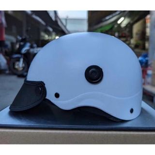 Bảo Di Shop Mũ Bảo Hiểm Nửa Đầu 1/2 Sơn Bóng Nhiều Màu, Kiểu Dáng N088 Freesize - Cho Nam Nữ