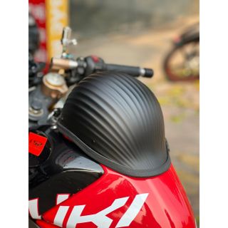 DAN GROUP Mũ Bảo Hiểm Thời Trang - An Toàn - Giá Rẻ Mũ bảo hiểm nửa đầu vỏ sò, mũ sò hàng chính hãng cao cấp màu đen nhám