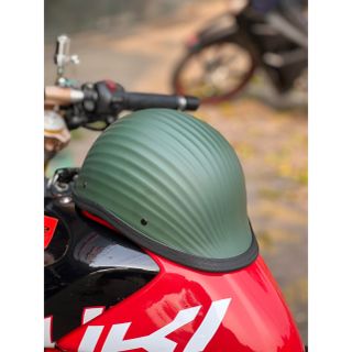 DAN GROUP Mũ Bảo Hiểm Thời Trang - An Toàn - Giá Rẻ Mũ bảo hiểm nửa đầu vỏ sò, mũ sò hàng chính hãng cao cấp màu đen nhám